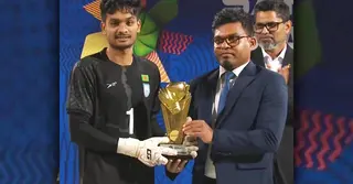 সাফ অনূর্ধ্ব-২০ টুর্নামেন্টের সেরা গোলকিপার বাংলাদেশের মাহিন